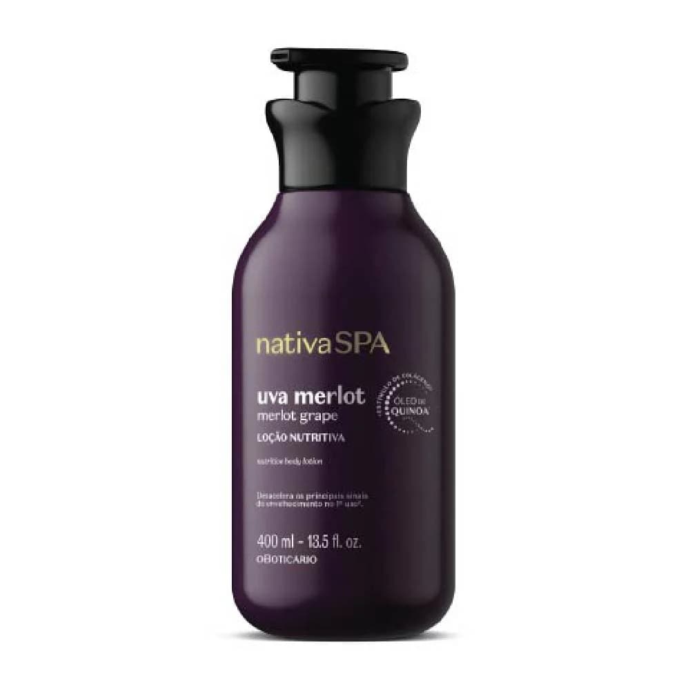 O Boticario Hidratante Corporal Nativa Spa Uva Merlot 400ml