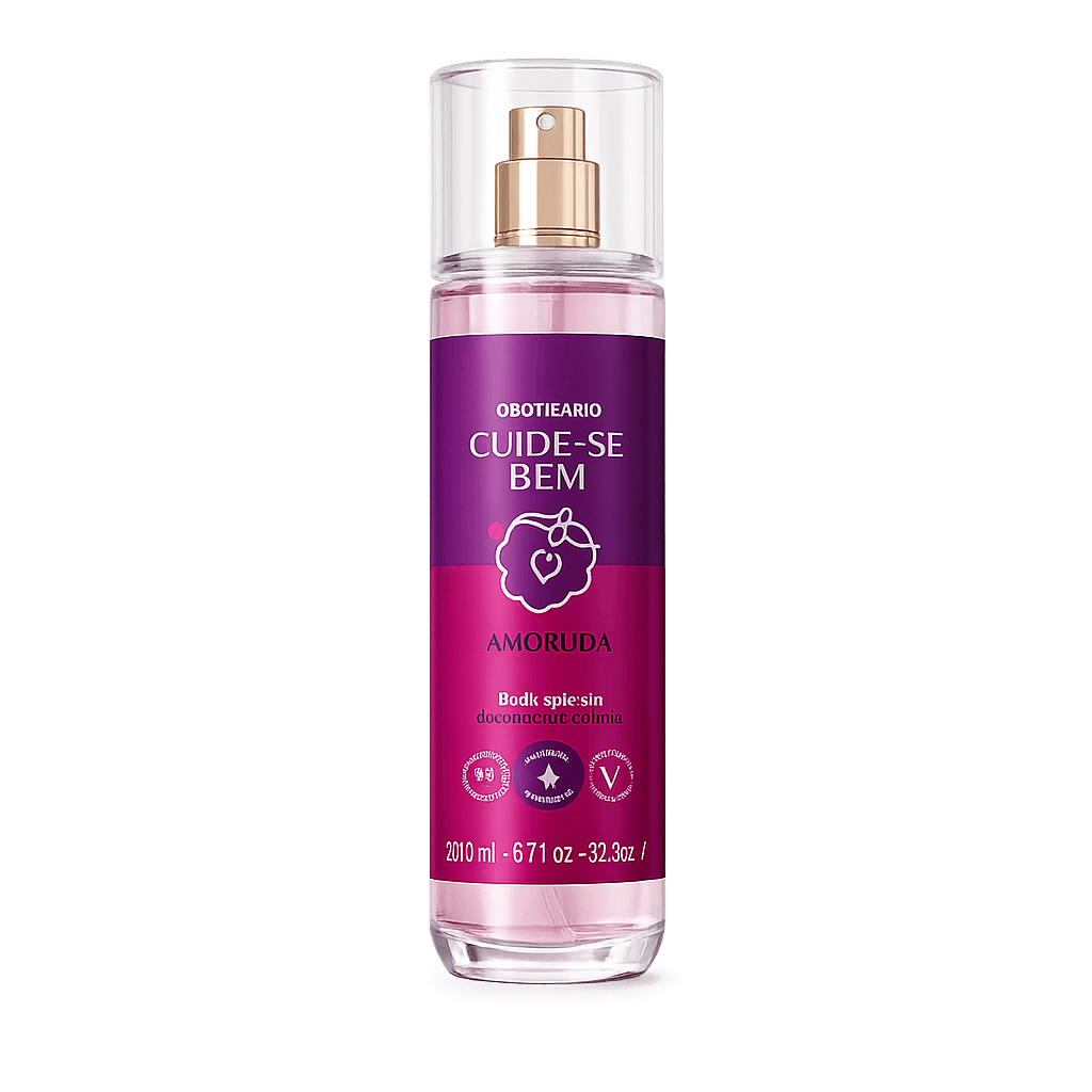Body Splash Desodorante Colónia Cuide-se Bem Amoruda 200ml