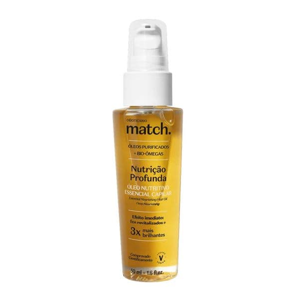 O Boticário Match Óleo Capilar Nutrição Profunda 50ml