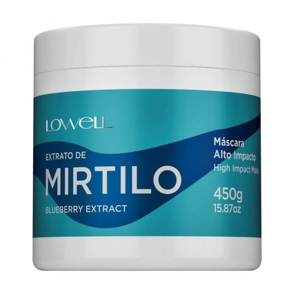 Lowell Máscara Alto Impacto Mirtilo 450g
