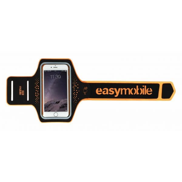 Easymobile Bracadeira em Lycra para Smartphone Até 5,5" Laranja - 850699
