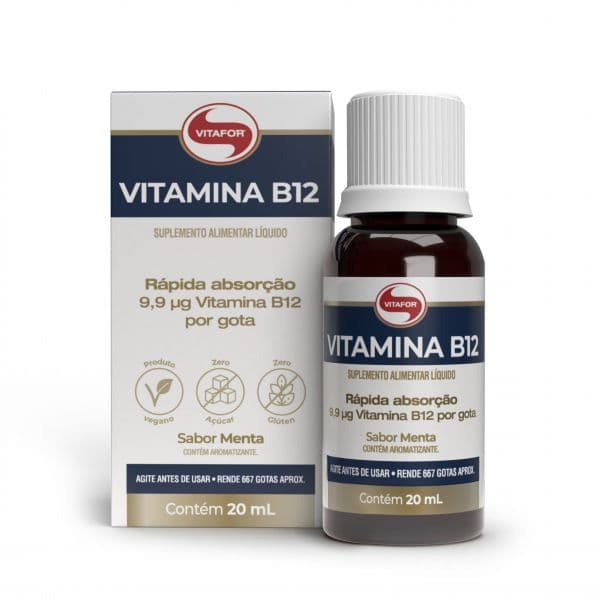 Vitafor Vitamina B12 Sabor Menta 20ml