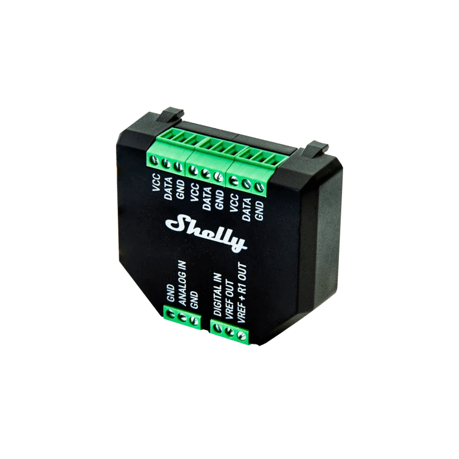 Shelly Addon Plus - Addon Plus Module for State and Temperature Sensors