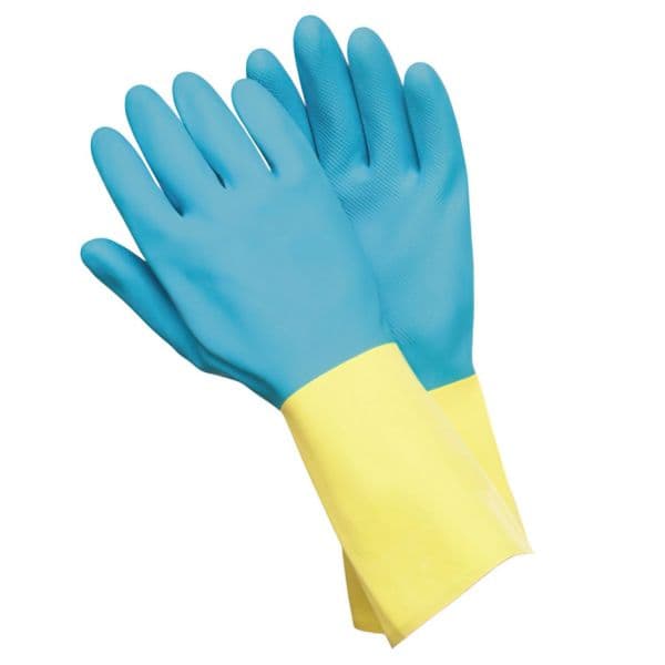 MAURER Luvas Neopreno / Latex Bicolor Talla S (par) Af 15031024