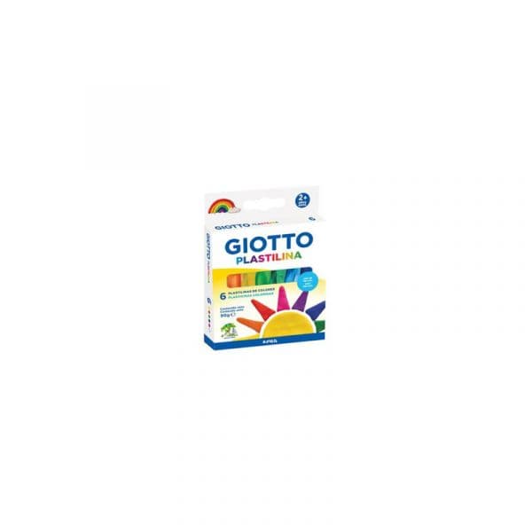 Giotto Plasticina 6 Cores Giotto 6x15g