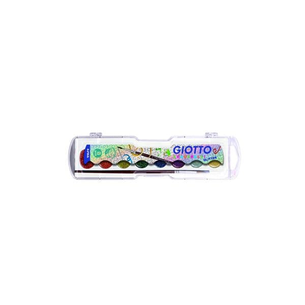 Giotto Aguarelas Glitter 8 Sortido