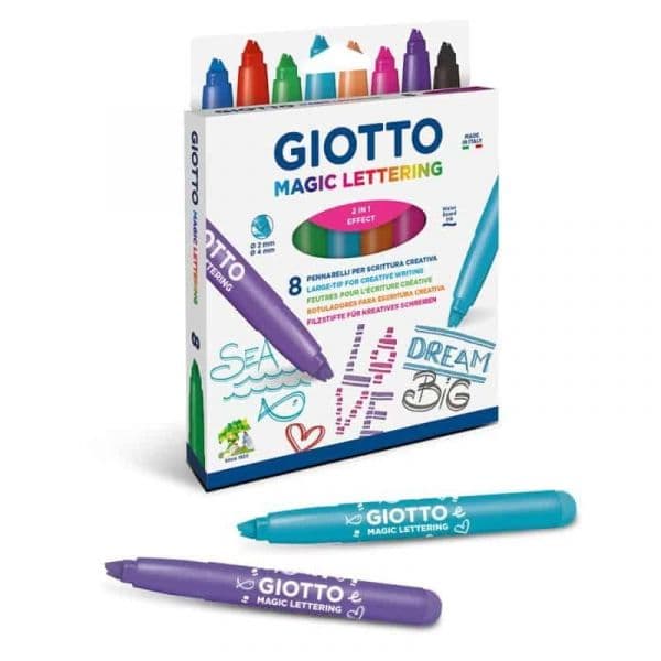 Giotto Canetas de Feltro Magic Lettering x8