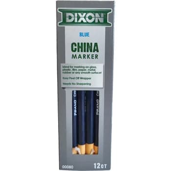 Lyra 12 un. Lápis Dermatográfico Dixon China Marker Azul