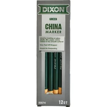 Lapis Dermatografico Dixon Marker Verde Cx 12un - 160163318