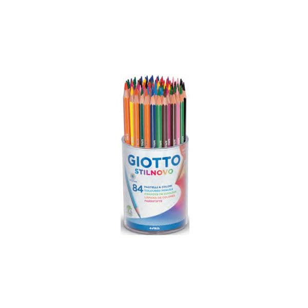 Giotto Lápis de Cor Stilnovo 18cm Copo 84 un.