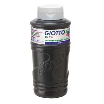 Guache Pintura Dedos Preto Giotto Dita 750ml