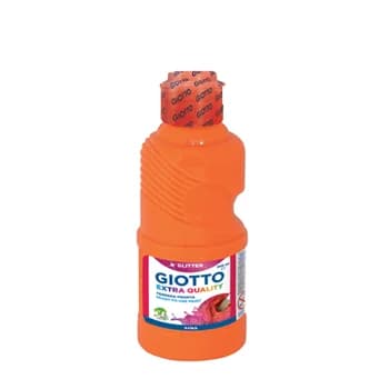 Giotto Guache Liquido Fluo 250ml Laranja Fluorescente