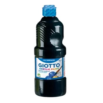 Guache Líquido Acrílico Preto Giotto 500ml