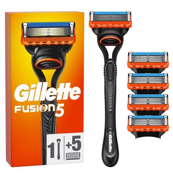 Gillette Máquina De Barbear Fusion 5 + 5 Recargas de Lâminas