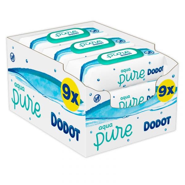 Dodot Aqua Pure Toalhitas 432 Un.