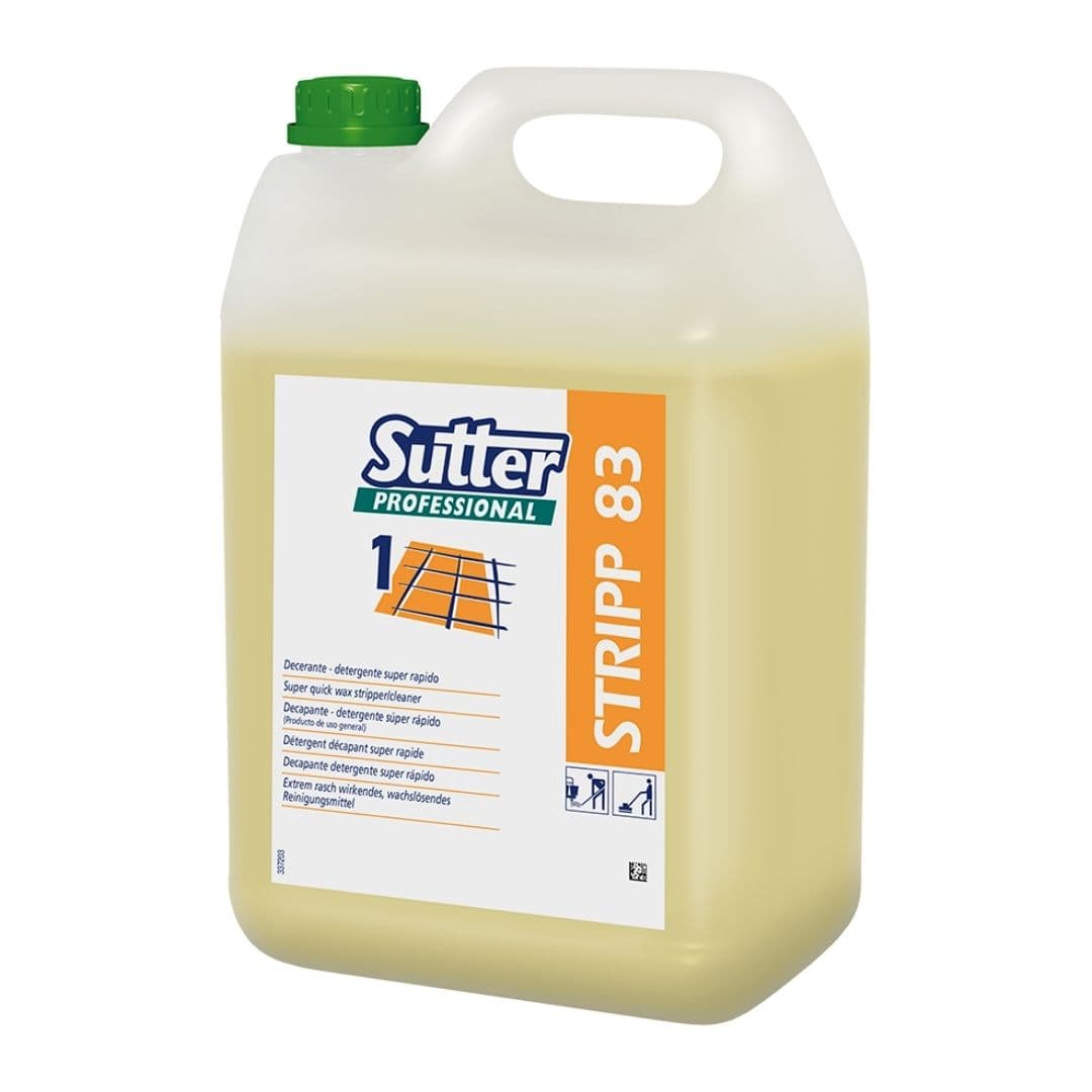 Sutter Stripp 83 - Decapante super rápido para remoção de ceras acrílicas em pavimentos 5kg