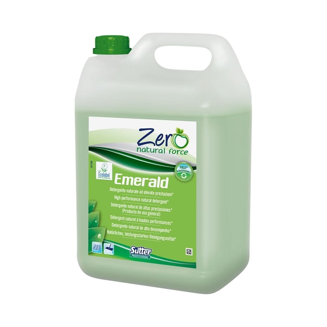 Sutter Emerald - Detergente desengordurante natural concentrado para superfícies duras com certificação Ecolabel 5kg