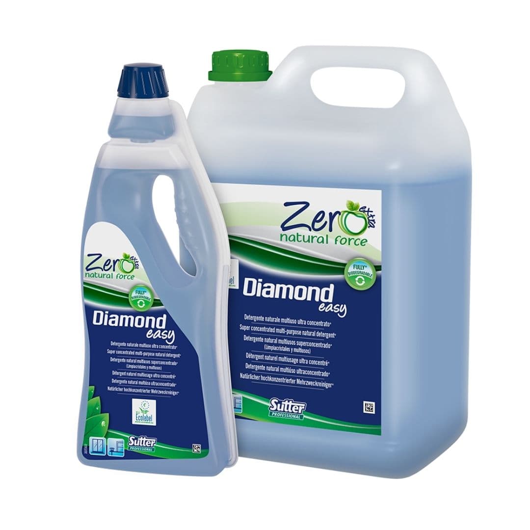 Sutter Diamond Easy detergente natural multisuperfícies super concentrado para limpeza diária com matérias-primas vegetais
