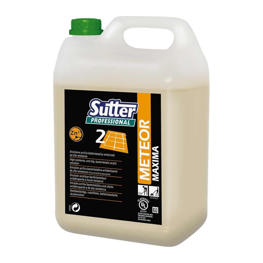 Sutter Meteor Maxima - Emulsão acrílica bacteriostática antiderrapante de alta resistência 5kg