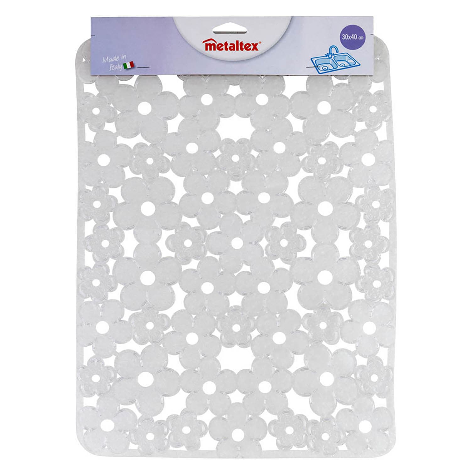 Base de silicone retangular lava-loiça 30x40cm metaltex cores/modelos diversos