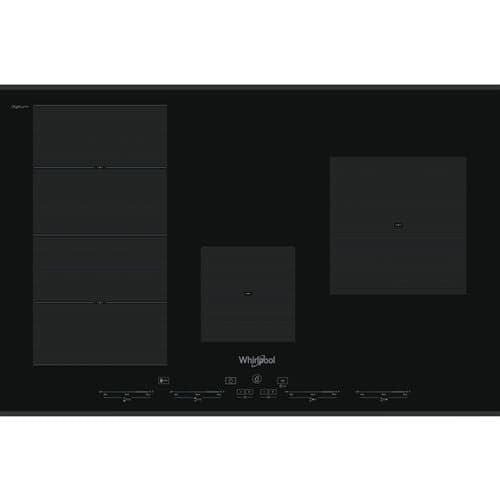 Placa de Indução Whirlpool SMC 774 F/BT/IXL | Elétrica | 77 cm | 4 Zonas | Preto