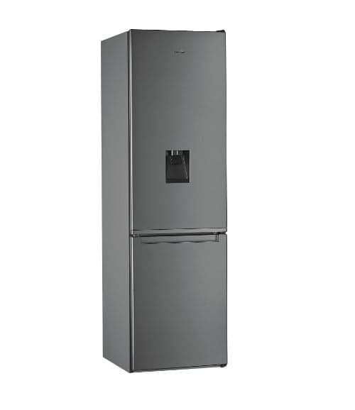 Frigorífico Combinado Whirlpool W7 921I OX AQUA | 202,7x59,6x67,8 cm | 264 L | E | Aço inoxidável