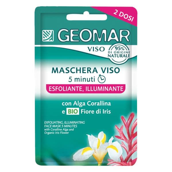 Geomar Máscara Facial Esfoliante e Iluminante 2x7.5ml