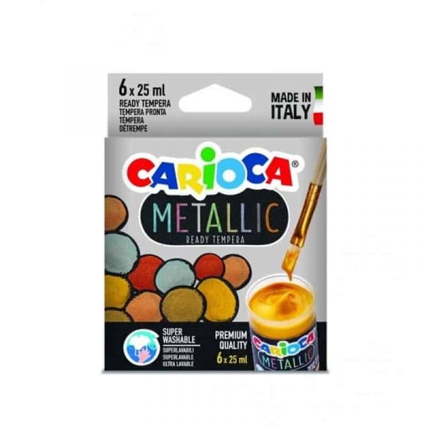 Produtos Diversos Carioca Guache Metallic Stick 6x25ml Ko026 - KO026
