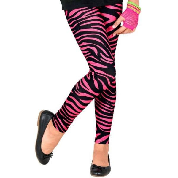 Widmann Leggings Criança Animal Print Rosa Anos 80 - 5-7 Anos 1 - 360029376