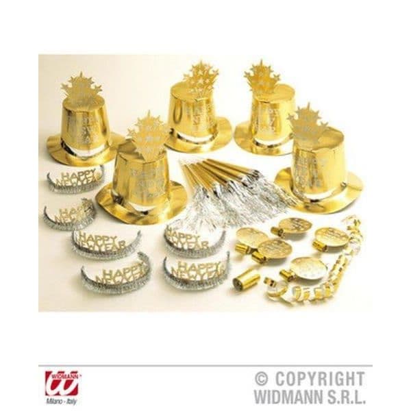 Widmann Pack de Festa Happy New Year Dourado