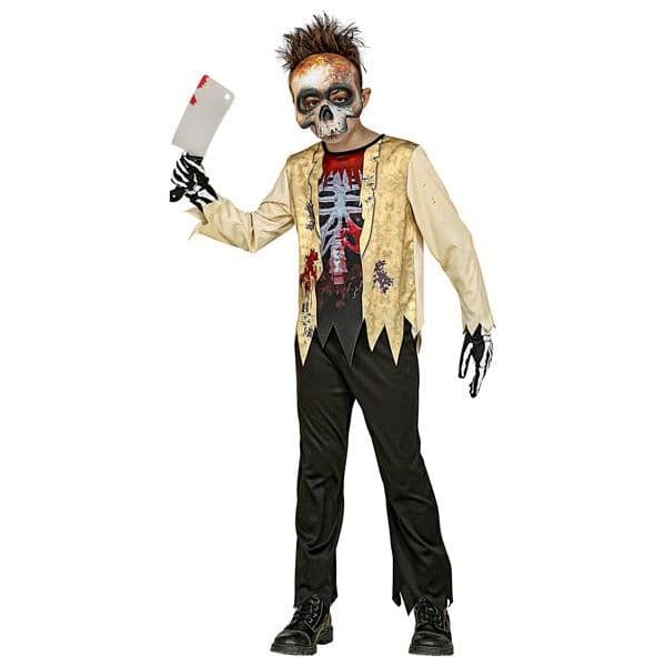 Widmann Disfarce Esqueleto Zombie 4-5 Anos - 360098255