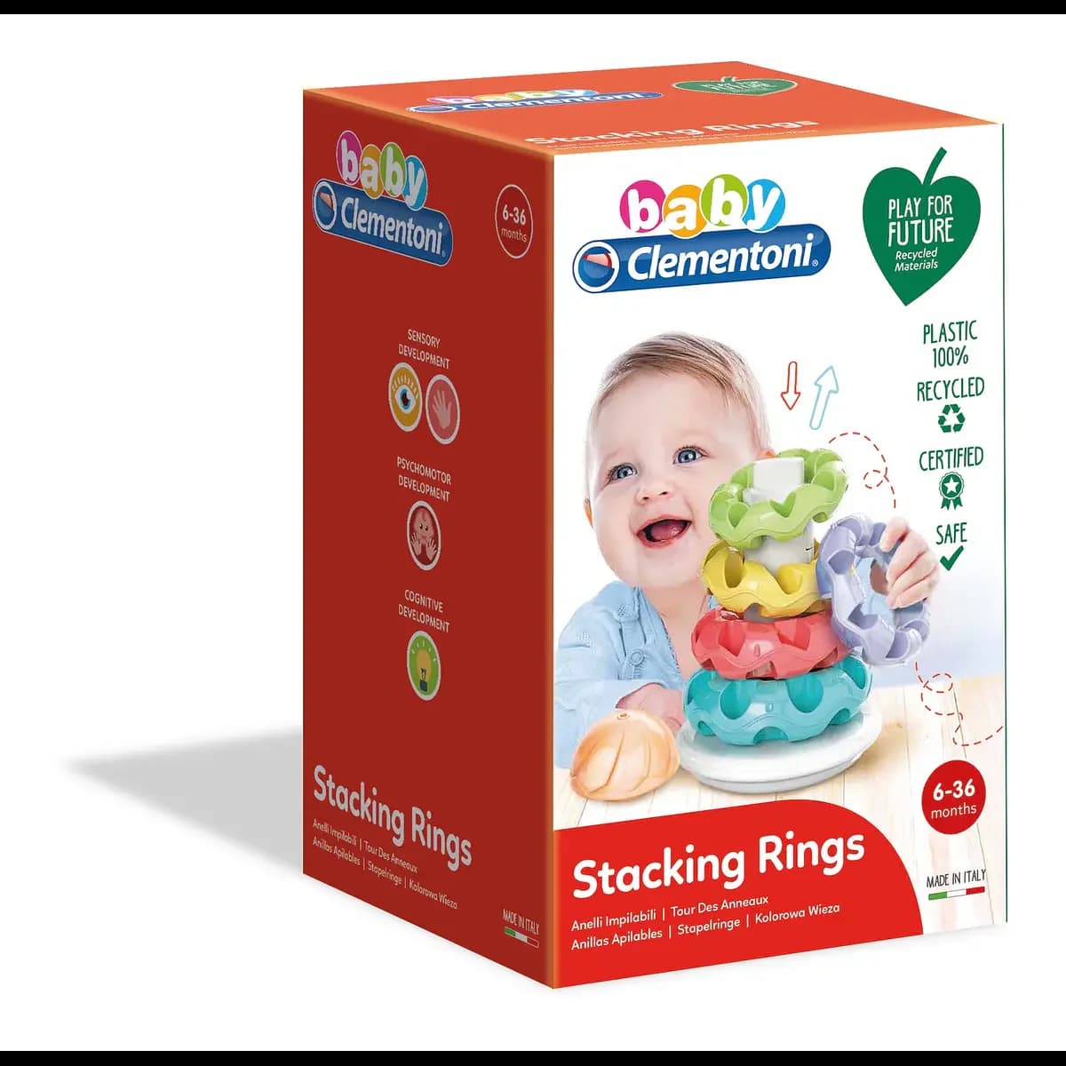 Clementoni Baby Argolas Empilháveis - 17103