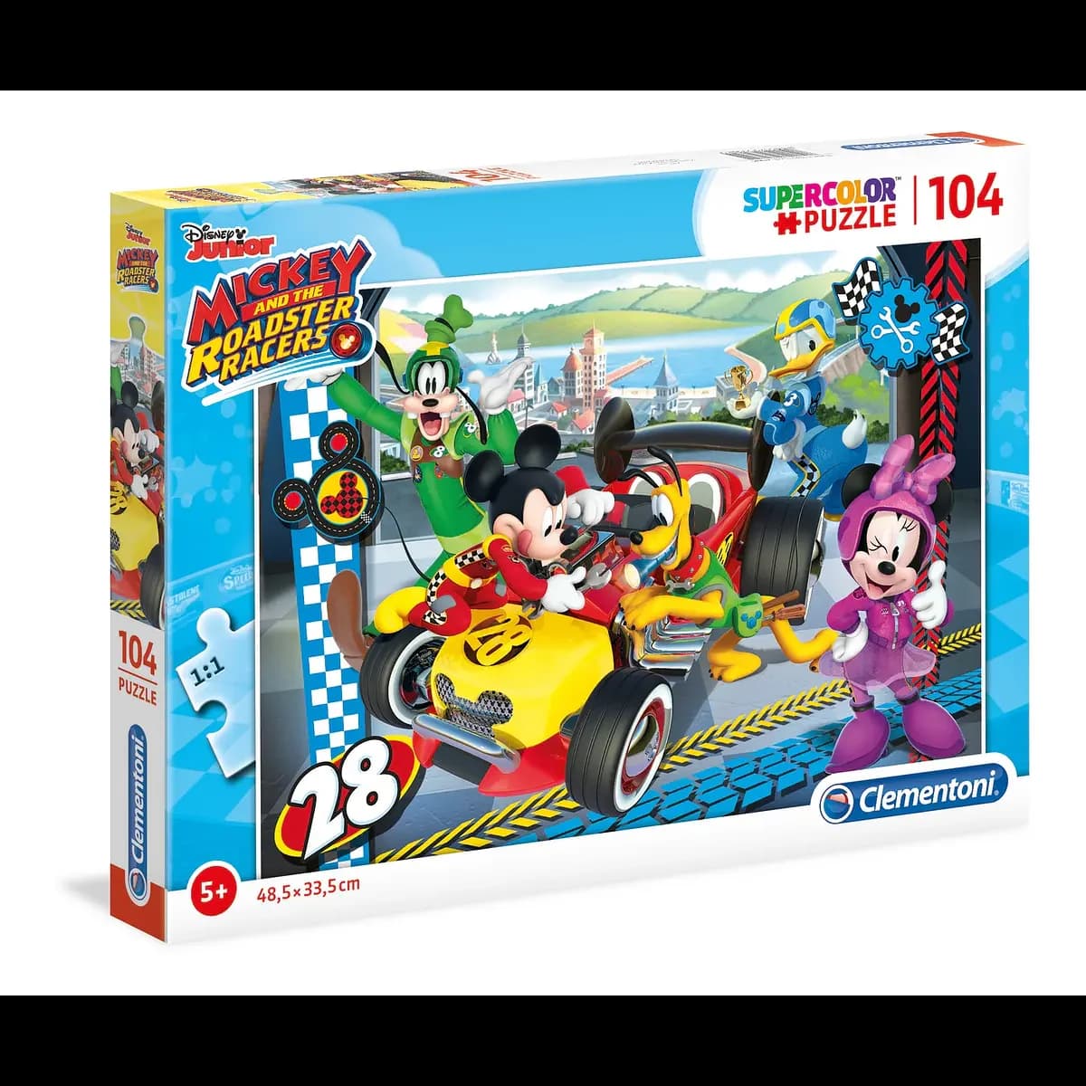 Puzzle 104 pçs - Mickey and The Roadster Racers