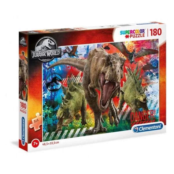 Clementoni Puzzle 180 Peças - Jurassic World - 29106