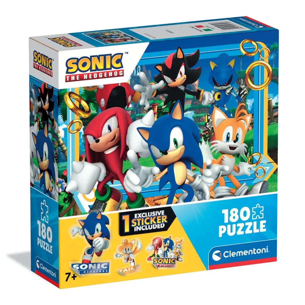 Clementoni Puzzle Sonic 180 Peças - 76869