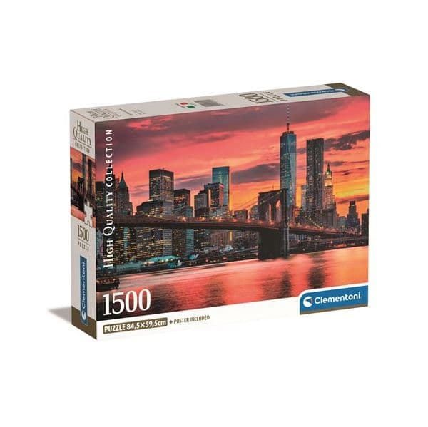 Clementoni Puzzle East River At Dusk 1500 Peças