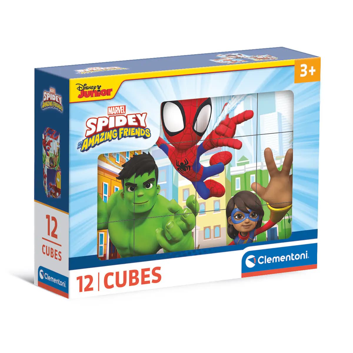 Clementoni Spidey and his Amazing Friends Puzzle Cubo 12 Peças