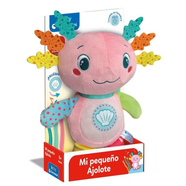 Clementoni Peluche Mi Pequeno Ajolote Multicolor