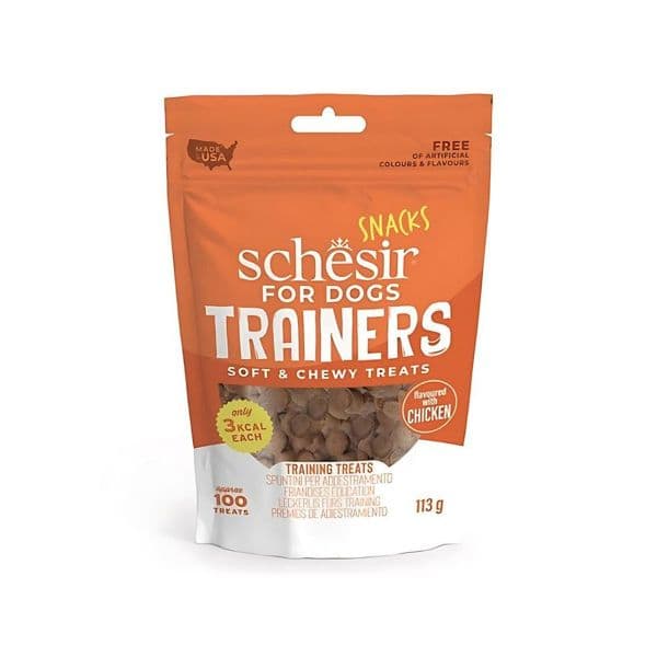 Schesir Snacks naturais Trainers de Frango 113g