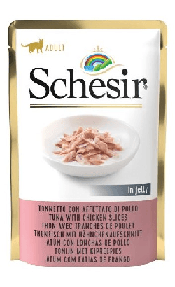 Schesir Cat Atum com Filete de Frango em Gelatina