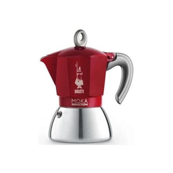 Bialetti Cafeteira Italiana New Moka Indução 100ml (vermelho) - 0006942
