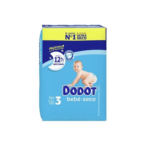 Dodot Fraldas T3 (6-10kg) x42 un.
