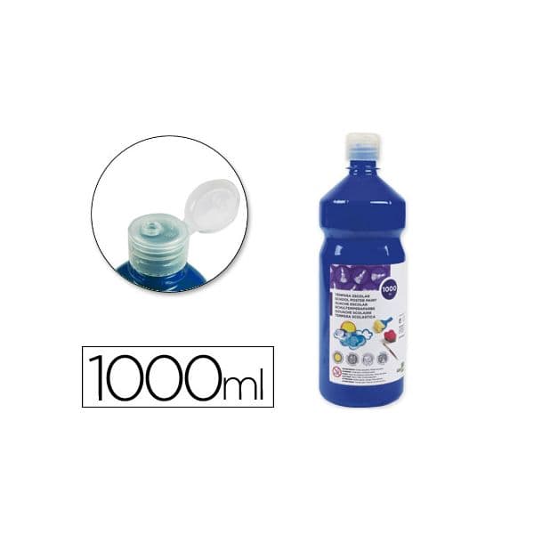 LiderPapel Guache 1000ml Azul Marinho - TP33