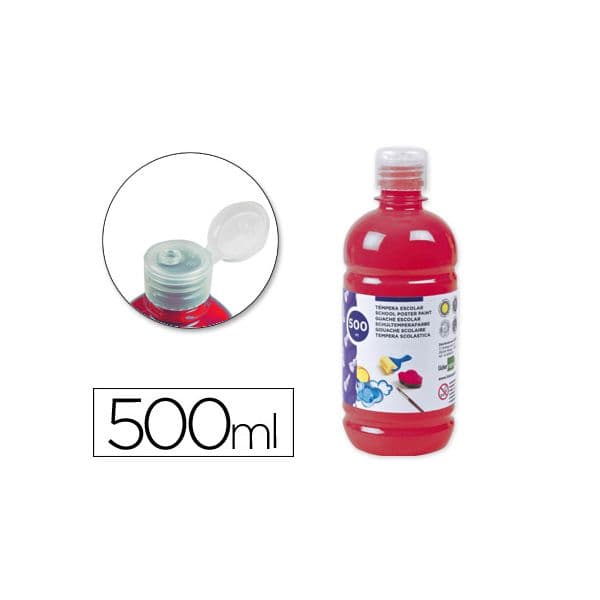 LiderPapel Guache 500ml Vermelho Escarlate - TP10