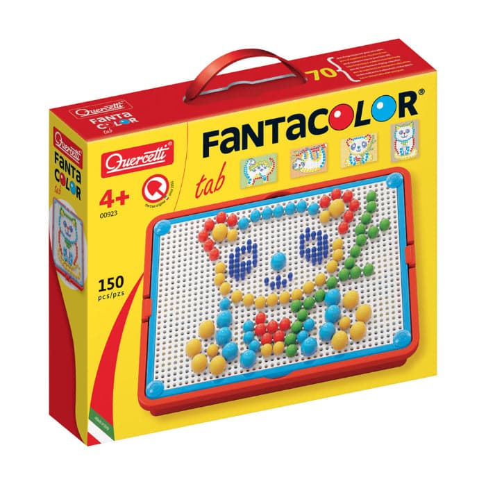 Quercetti Jogo Arte Visual Pato Pixel Small 100 Pinos 5 Cores - QCT00923
