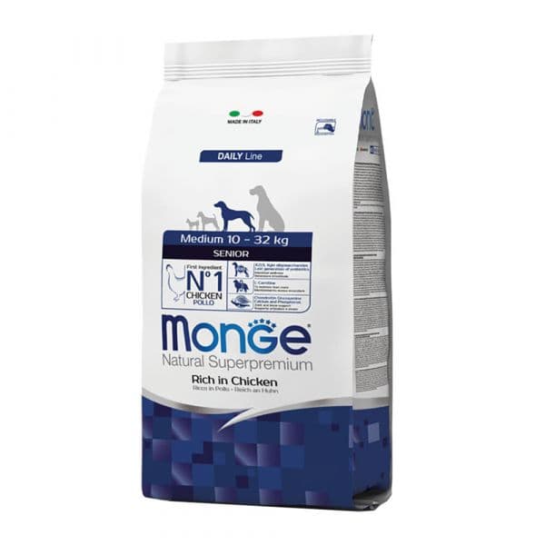 Monge Daily Line Senior Medium Chicken 3Kg
