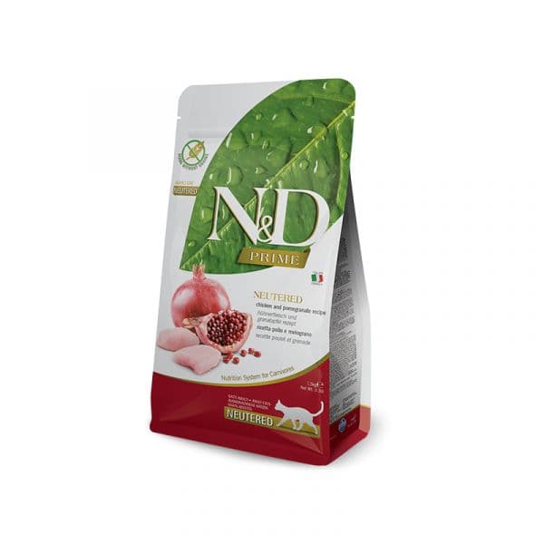 Farmina N&d Prime Adult Neutered Frango & Romã Cat 5Kg