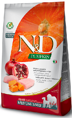 Farmina N&D Pumpkin Adulto Medium/maxi Frango & Romã 12Kg