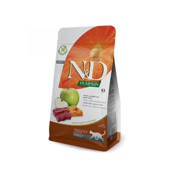 Farmina N&d Pumpkin Adult Veado & Maçã Cat 5Kg