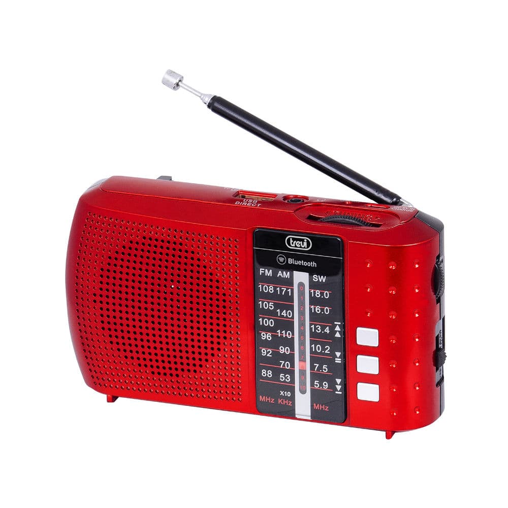 Rádio AM/FM Portátil c/ BT/USB/SD – RA 7F20 – Vermelho
